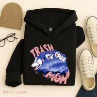 Trash Mom Trash Panda Racoon Meme Hoodie thumb 4