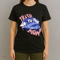 Trash Mom Trash Panda Racoon Meme T-Shirt thumb 4