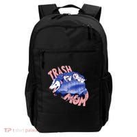 Trash Mom Trash Panda Racoon Meme Backpack thumb 0