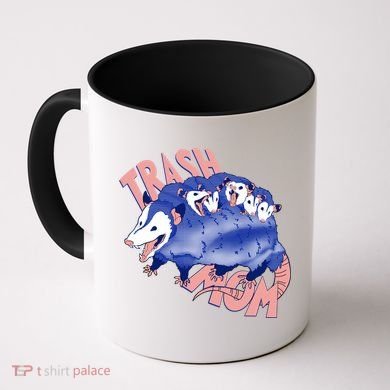 Trash Mom Trash Panda Racoon Meme Coffee Mug
