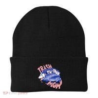 Trash Mom Trash Panda Racoon Meme Beanie thumb 0