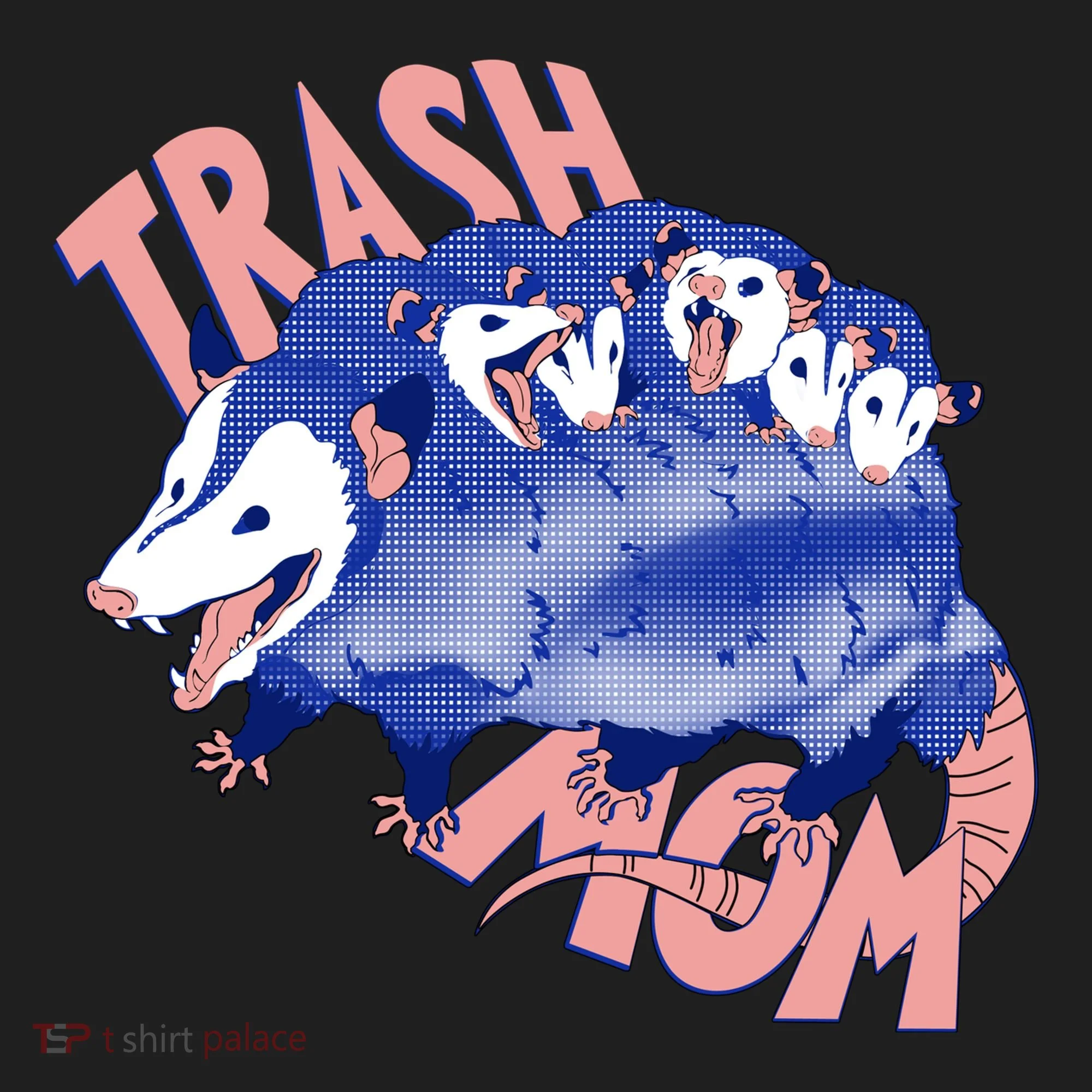 Trash Mom Trash Panda Racoon Meme Beanie