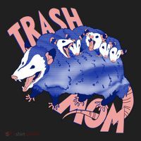 Trash Mom Trash Panda Racoon Meme Hat thumb 2