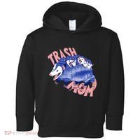Trash Mom Trash Panda Racoon Meme Toddler Hoodie thumb 0
