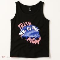 Trash Mom Trash Panda Racoon Meme Tank Top thumb 2