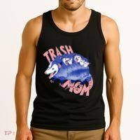 Trash Mom Trash Panda Racoon Meme Tank Top thumb 3