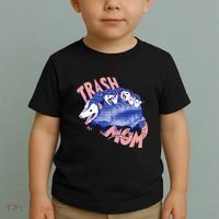 Trash Mom Trash Panda Racoon Meme Toddler T-Shirt thumb 2