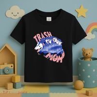 Trash Mom Trash Panda Racoon Meme Toddler T-Shirt thumb 3