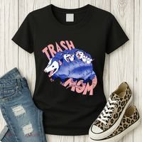 Trash Mom Trash Panda Racoon Meme Women's T-Shirt thumb 3