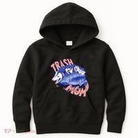 Trash Mom Trash Panda Racoon Meme Kids Hoodie thumb 0