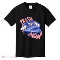 Trash Mom Trash Panda Racoon Meme Kids T-Shirt thumb 0