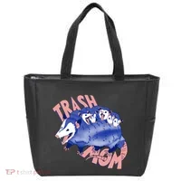 Trash Mom Trash Panda Racoon Meme Tote Bag thumb 0