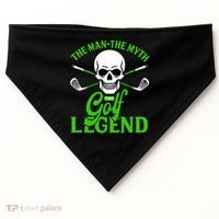 The Man The Myth The Golf Legend USA-Made Doggie Bandana thumb 0