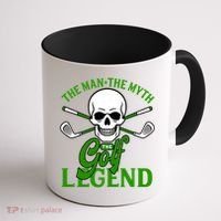 The Man The Myth The Golf Legend Coffee Mug thumb 1