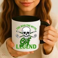The Man The Myth The Golf Legend Coffee Mug thumb 3