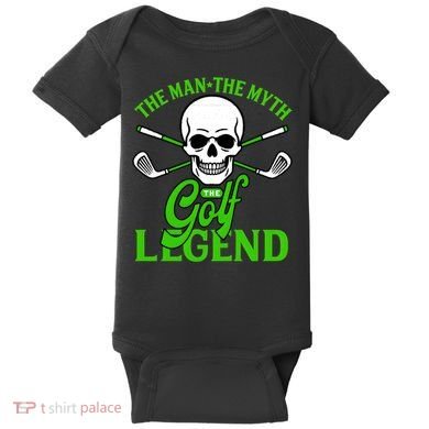 The Man The Myth The Golf Legend Baby Bodysuit