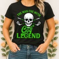 The Man The Myth The Golf Legend Women's T-Shirt thumb 2