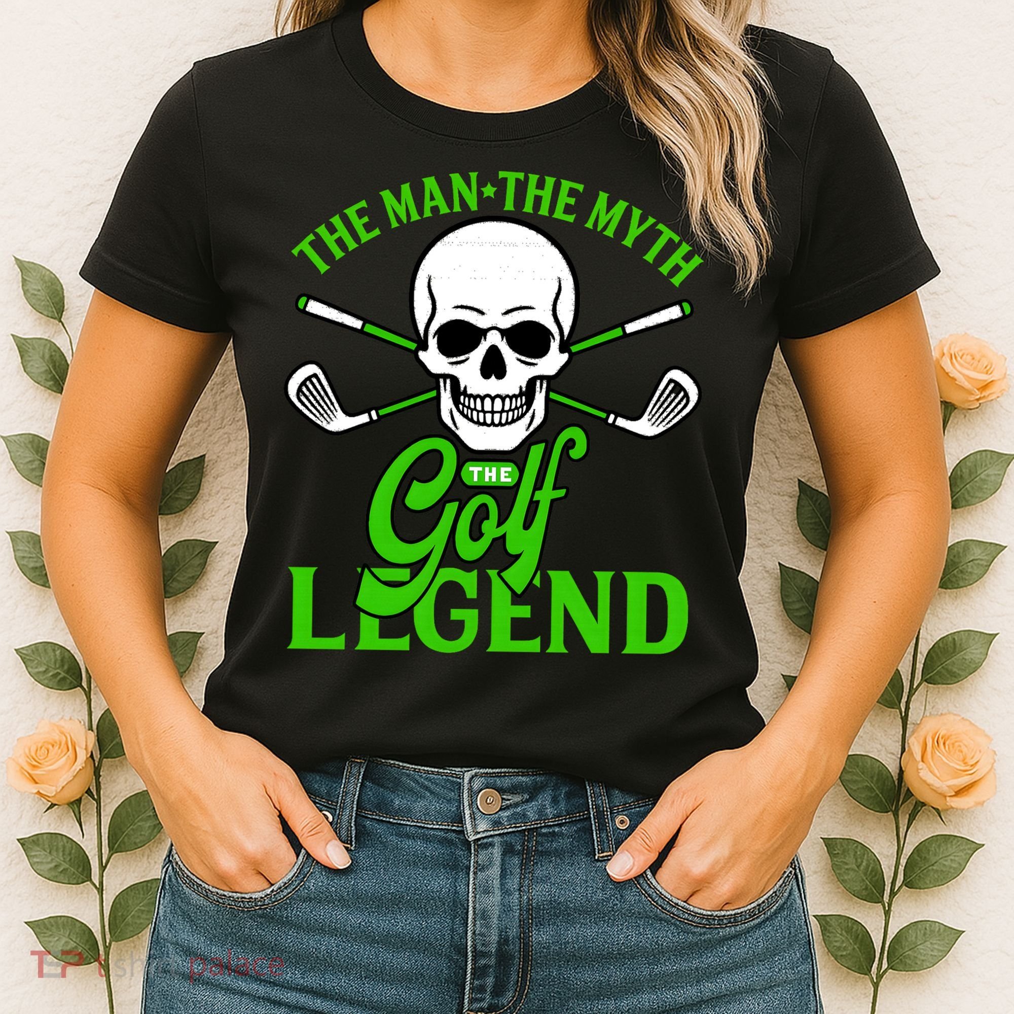 The Man The Myth The Golf Legend Women's T-Shirt