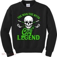 The Man The Myth The Golf Legend Kids Sweatshirt thumb 0