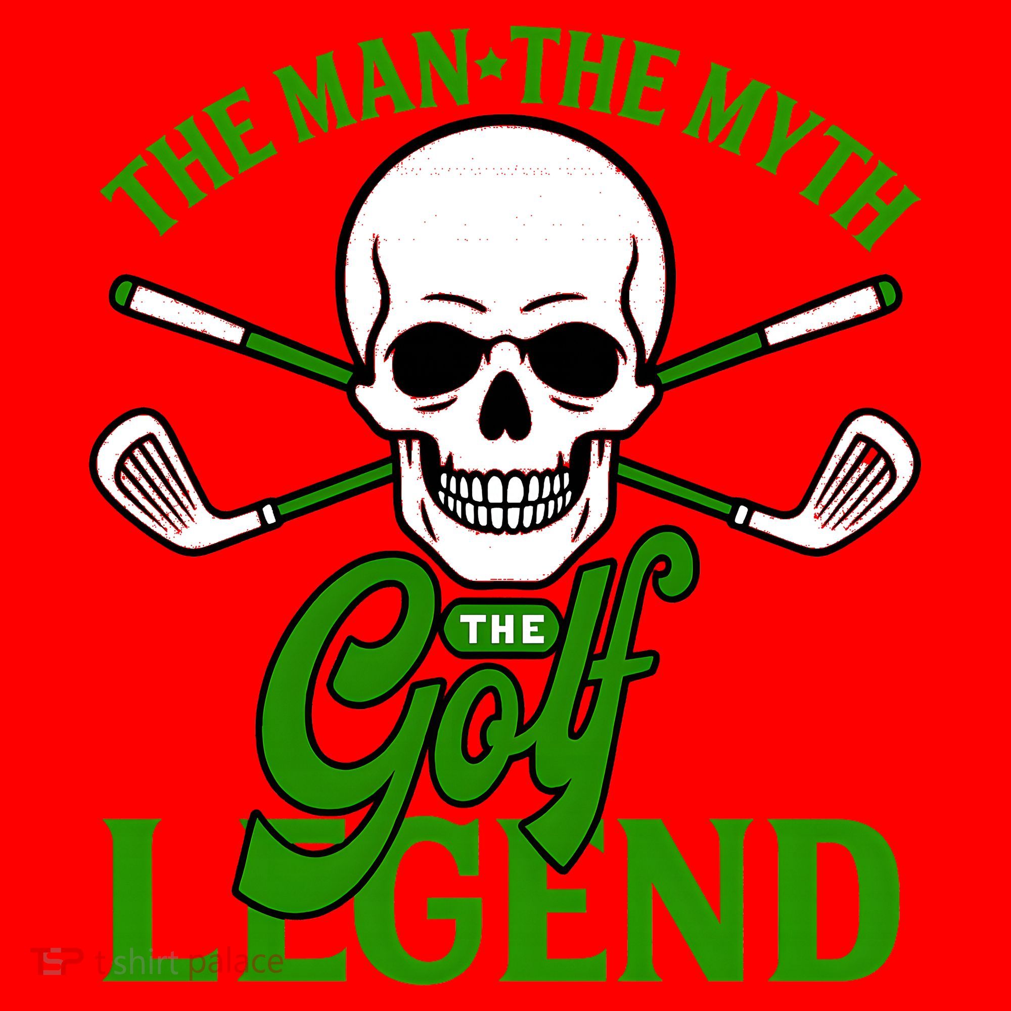 The Man The Myth The Golf Legend Santa Hat