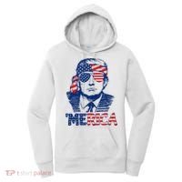 Trump 'Merica Trump Funny 4th of July Women's Hoodie thumb 0
