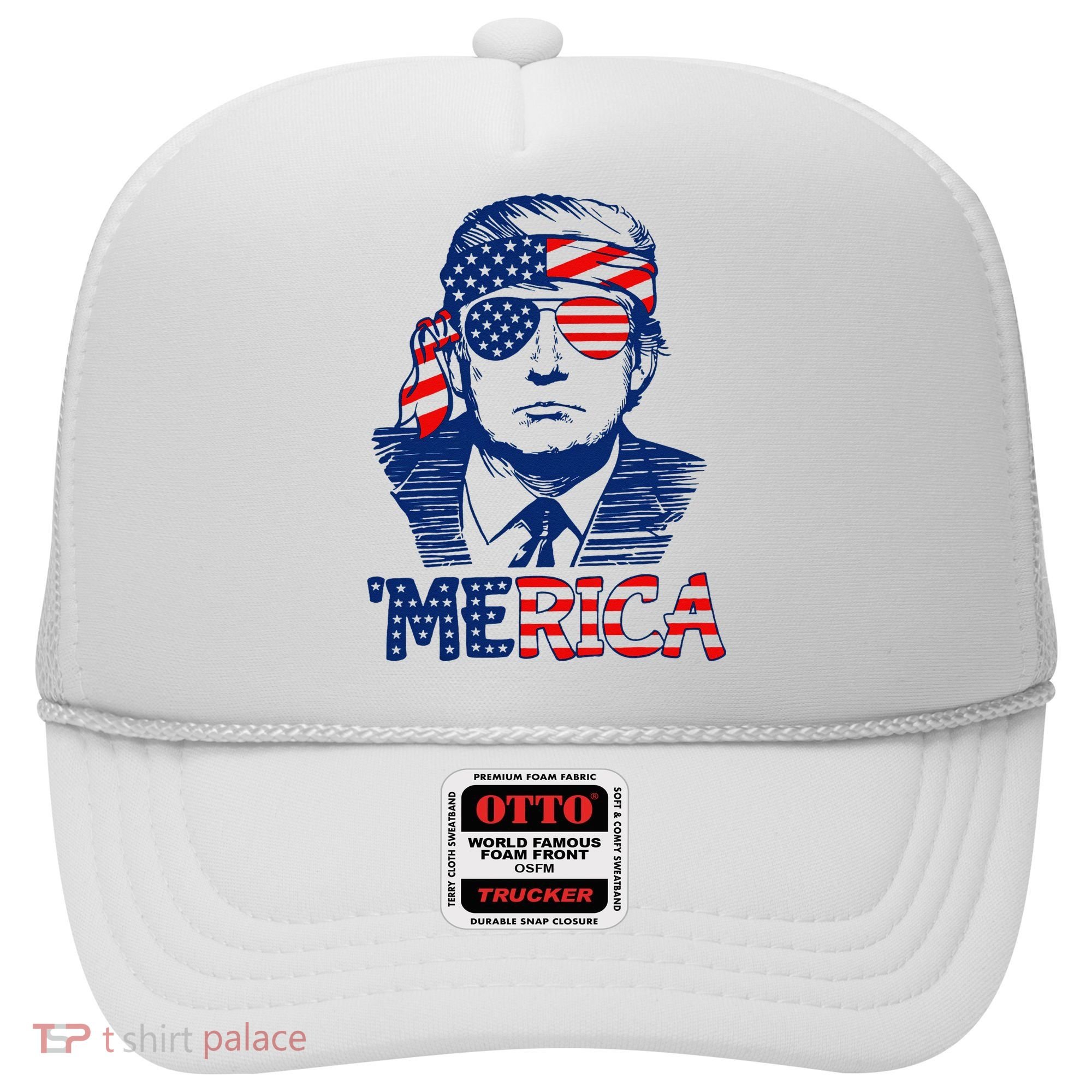 Trump 'Merica Trump Funny 4th of July Hat