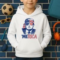 Trump 'Merica Trump Funny 4th of July Kids Hoodie thumb 2