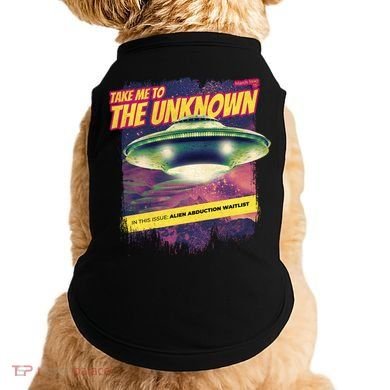 Take Me To The Unknown UFO Alien Doggie Tank