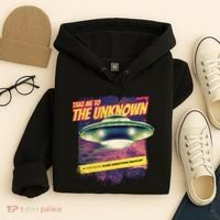 Take Me To The Unknown UFO Alien Hoodie thumb 4