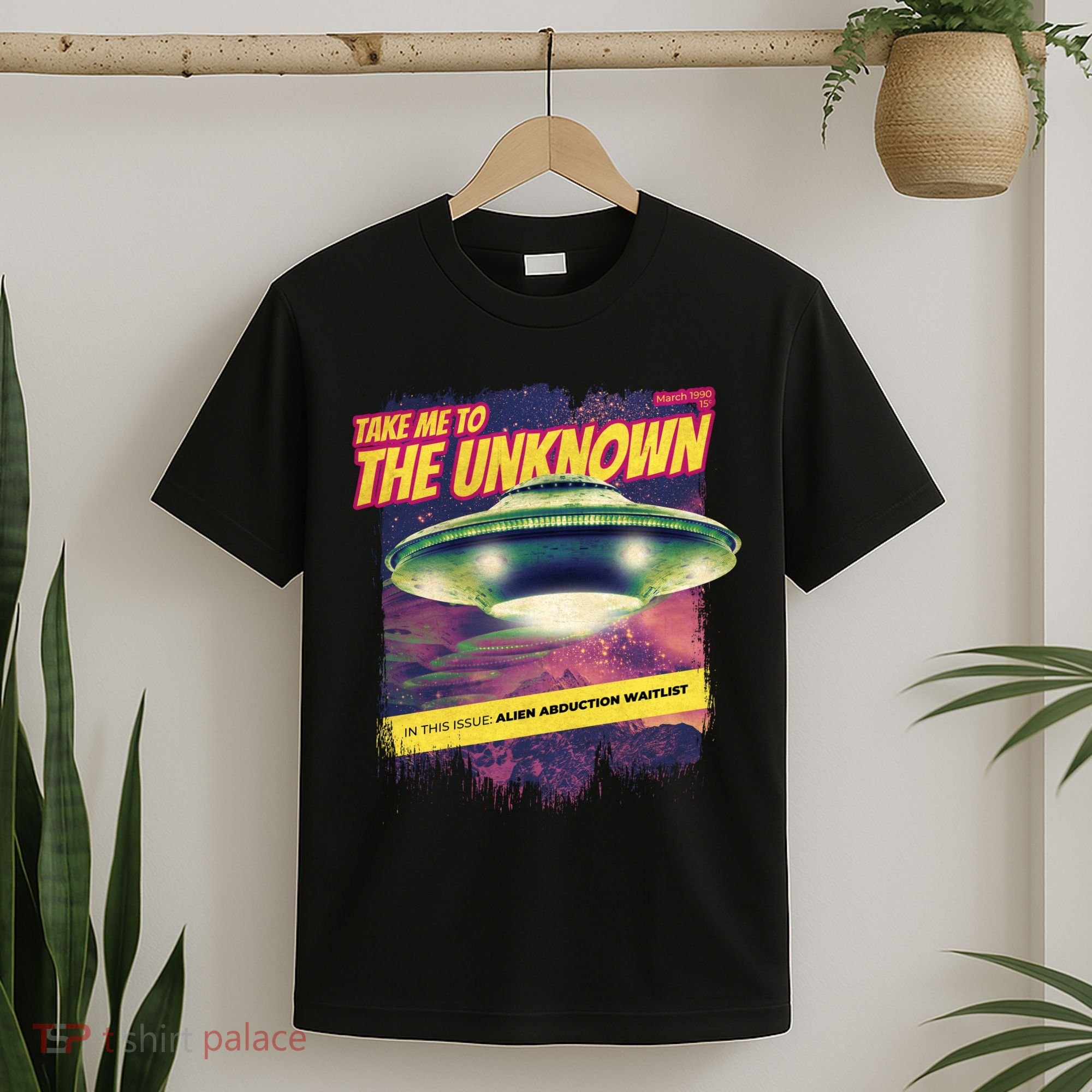 Take Me To The Unknown UFO Alien T-Shirt