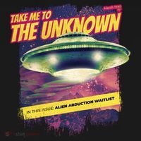 Take Me To The Unknown UFO Alien Button thumb 1