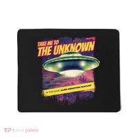 Take Me To The Unknown UFO Alien Mousepad thumb 0