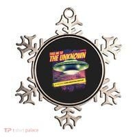 Take Me To The Unknown UFO Alien Ornament thumb 0