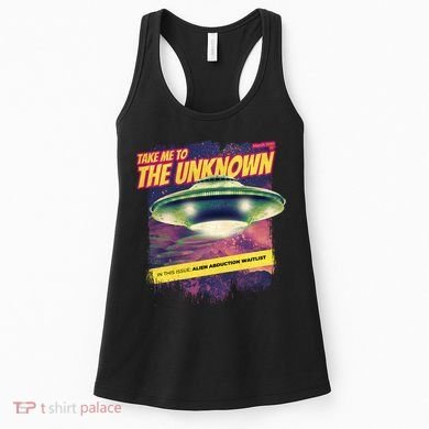 Take Me To The Unknown UFO Alien Women's Tank Top