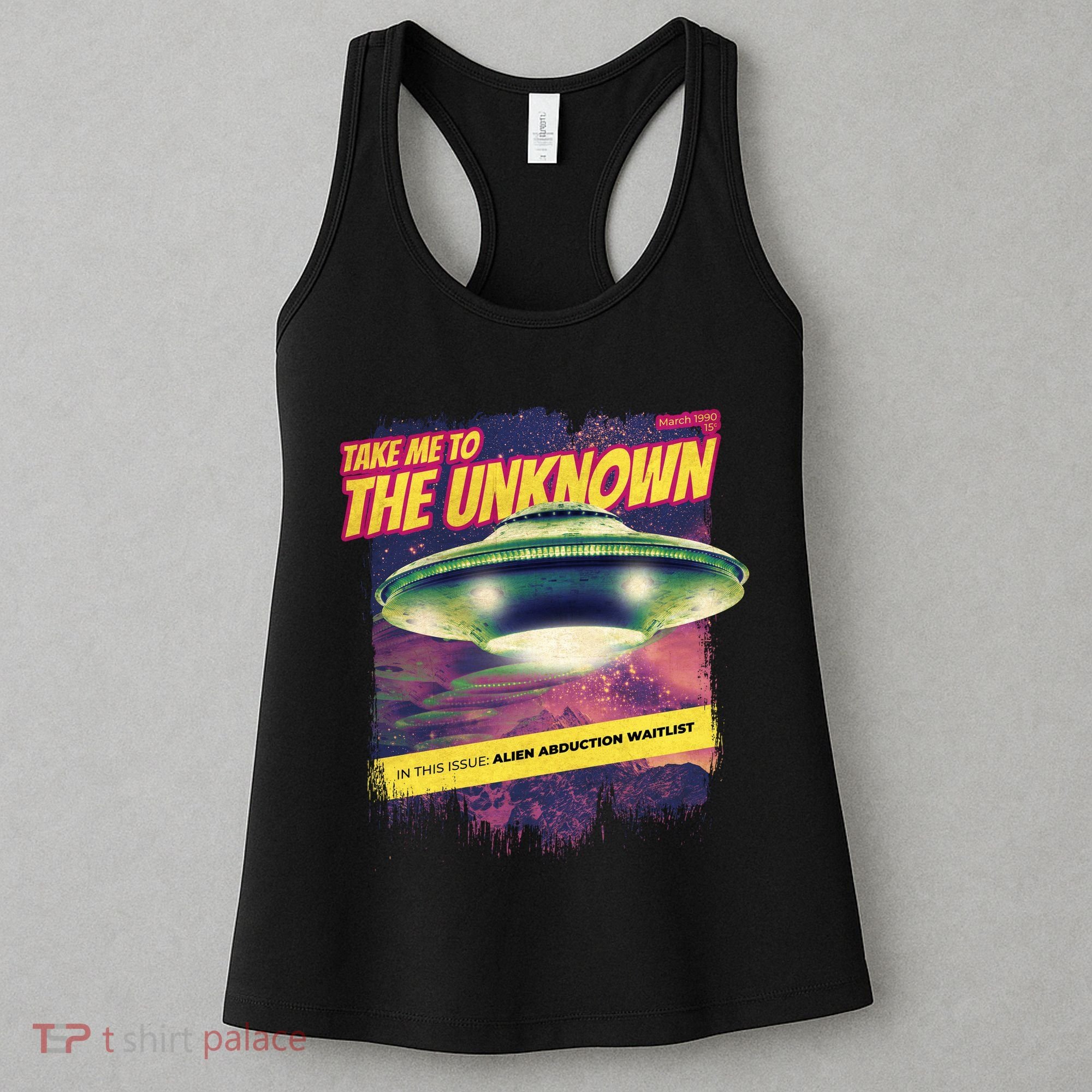 Take Me To The Unknown UFO Alien Women's Tank Top