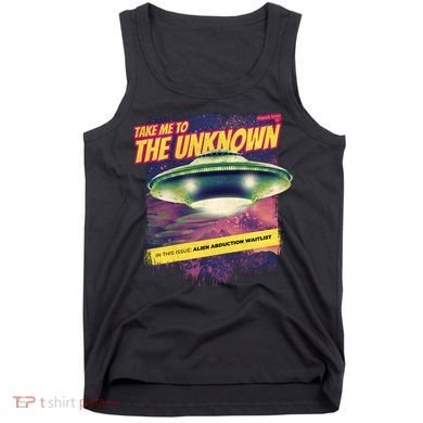 Take Me To The Unknown UFO Alien Tank Top