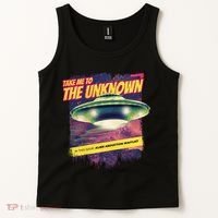 Take Me To The Unknown UFO Alien Tank Top thumb 2