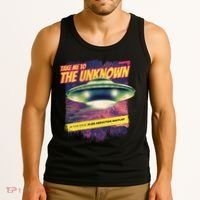 Take Me To The Unknown UFO Alien Tank Top thumb 3