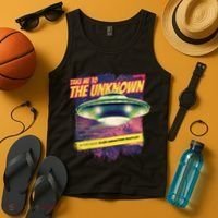 Take Me To The Unknown UFO Alien Tank Top thumb 4