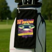 Take Me To The Unknown UFO Alien Golf Towel thumb 2