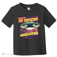 Take Me To The Unknown UFO Alien Toddler T-Shirt thumb 0