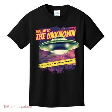 Take Me To The Unknown UFO Alien Kids T-Shirt