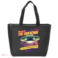 Take Me To The Unknown UFO Alien Tote Bag thumb 0