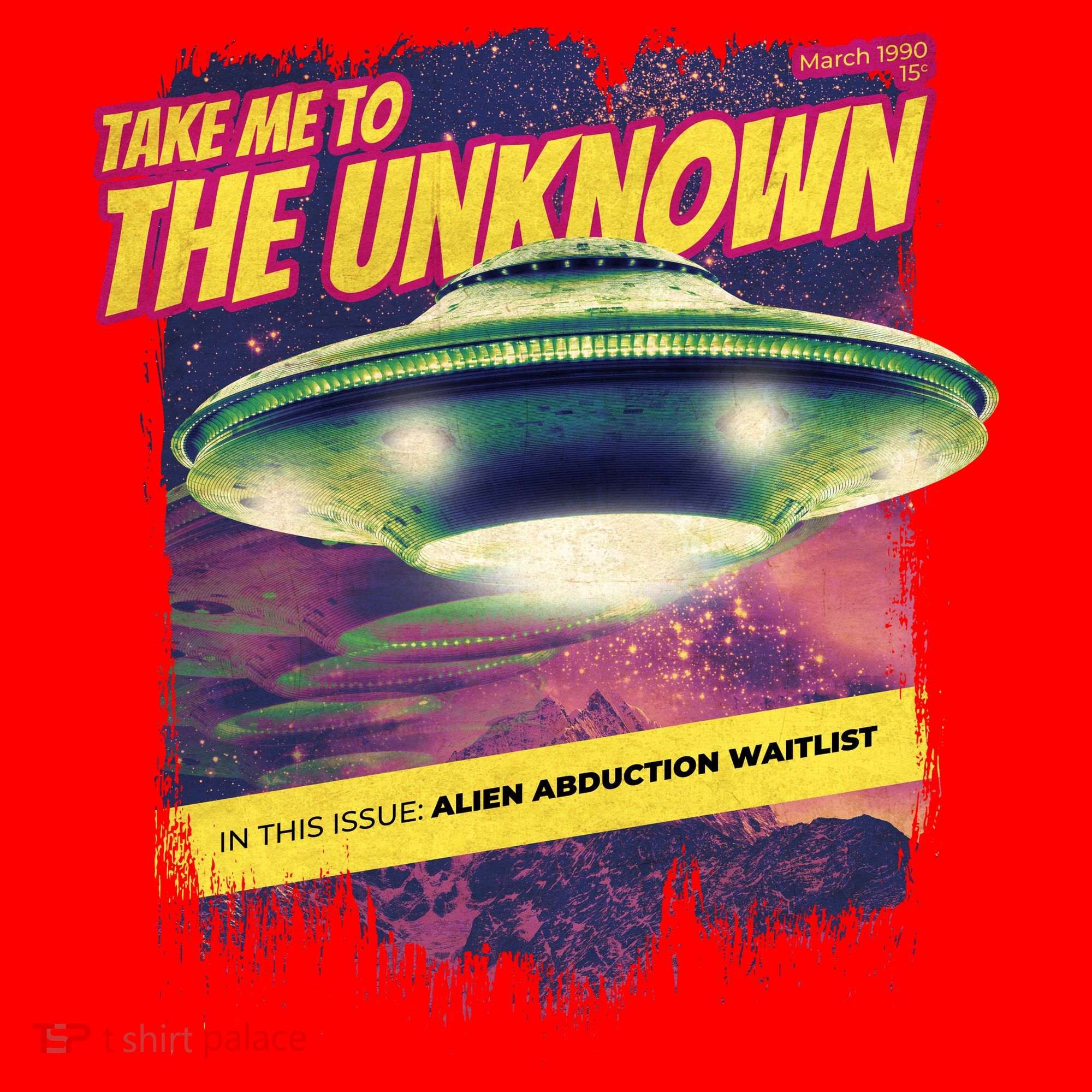 Take Me To The Unknown UFO Alien Santa Hat