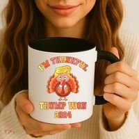 Trump Make Thanksgiving Great Again IM Thankful Trump Won Coffee Mug thumb 3