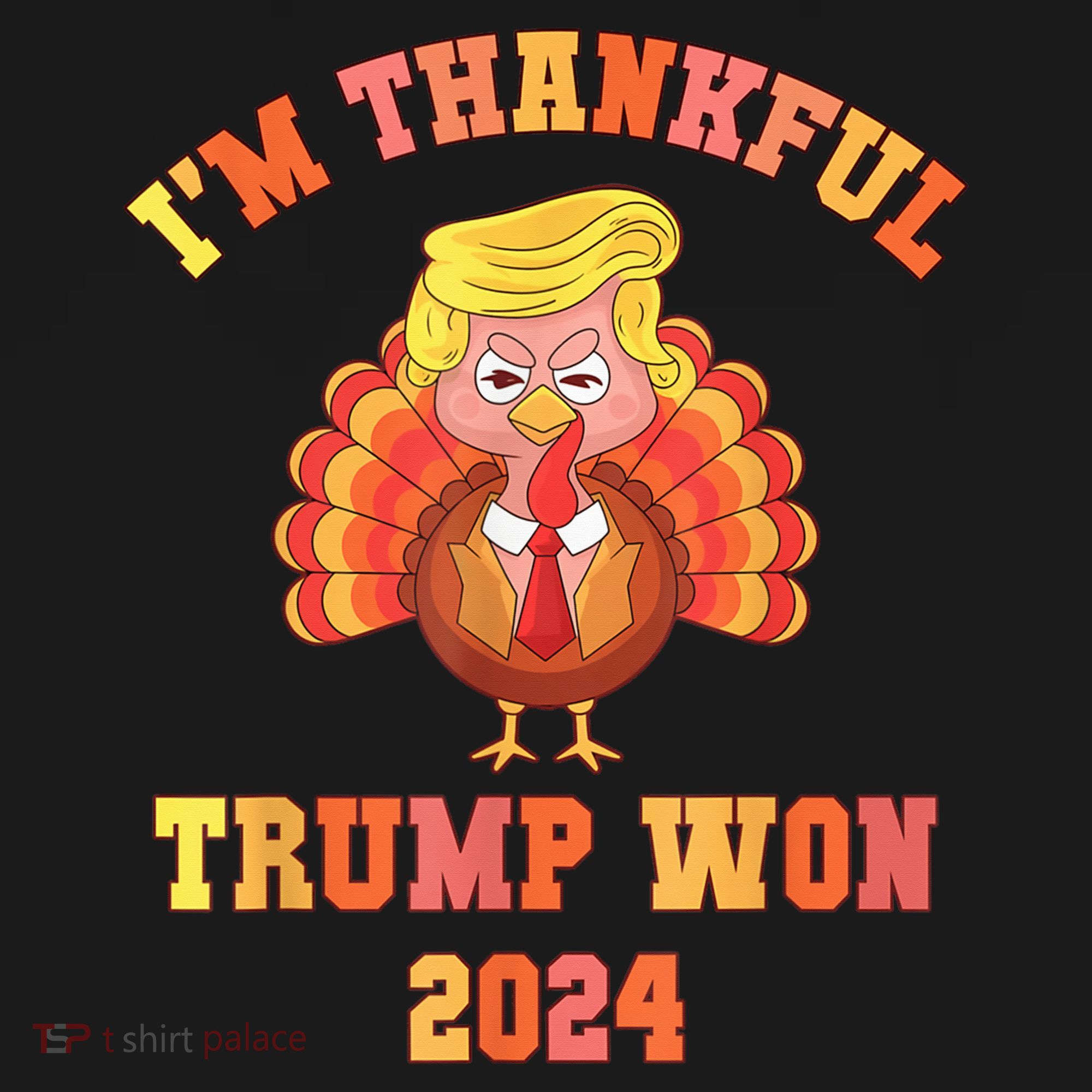 Trump Make Thanksgiving Great Again IM Thankful Trump Won Ornament