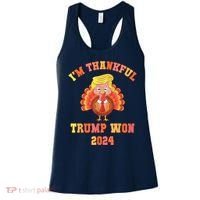 Trump Make Thanksgiving Great Again IM Thankful Trump Won Women's Tank Top thumb 0