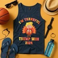 Trump Make Thanksgiving Great Again IM Thankful Trump Won Tank Top thumb 4