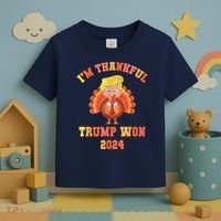 Trump Make Thanksgiving Great Again IM Thankful Trump Won Toddler T-Shirt thumb 3