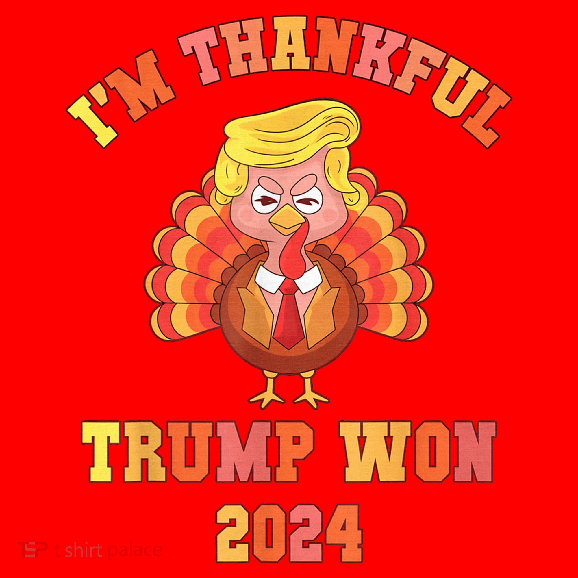 Trump Make Thanksgiving Great Again IM Thankful Trump Won Santa Hat